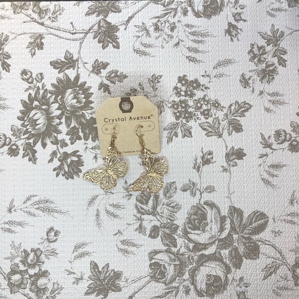 Butterfly earrings